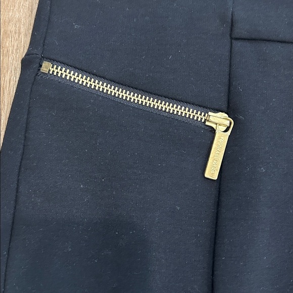 Michael Kors Black Skirt with Gold Zipper - Picture 2 of 6